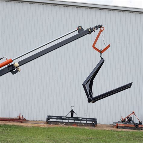 truss lift for skid steer|telescoping hydraulic truss boom.